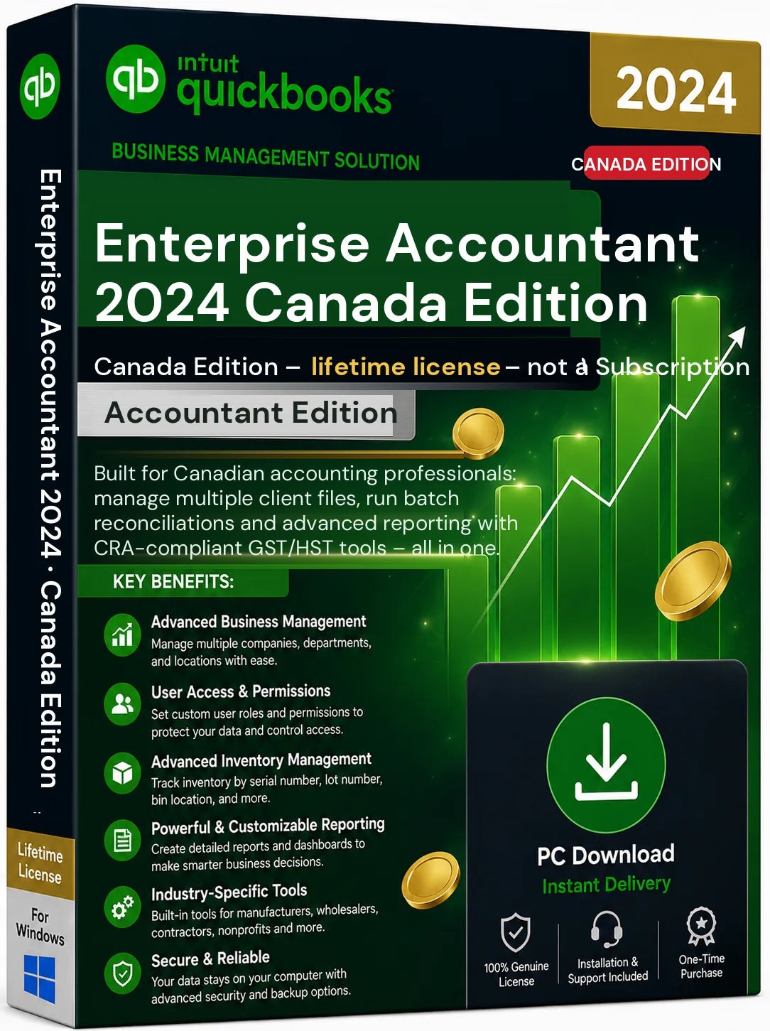 QuickBooks Enterprise Accountant 2024 – Windows, Canada Edition